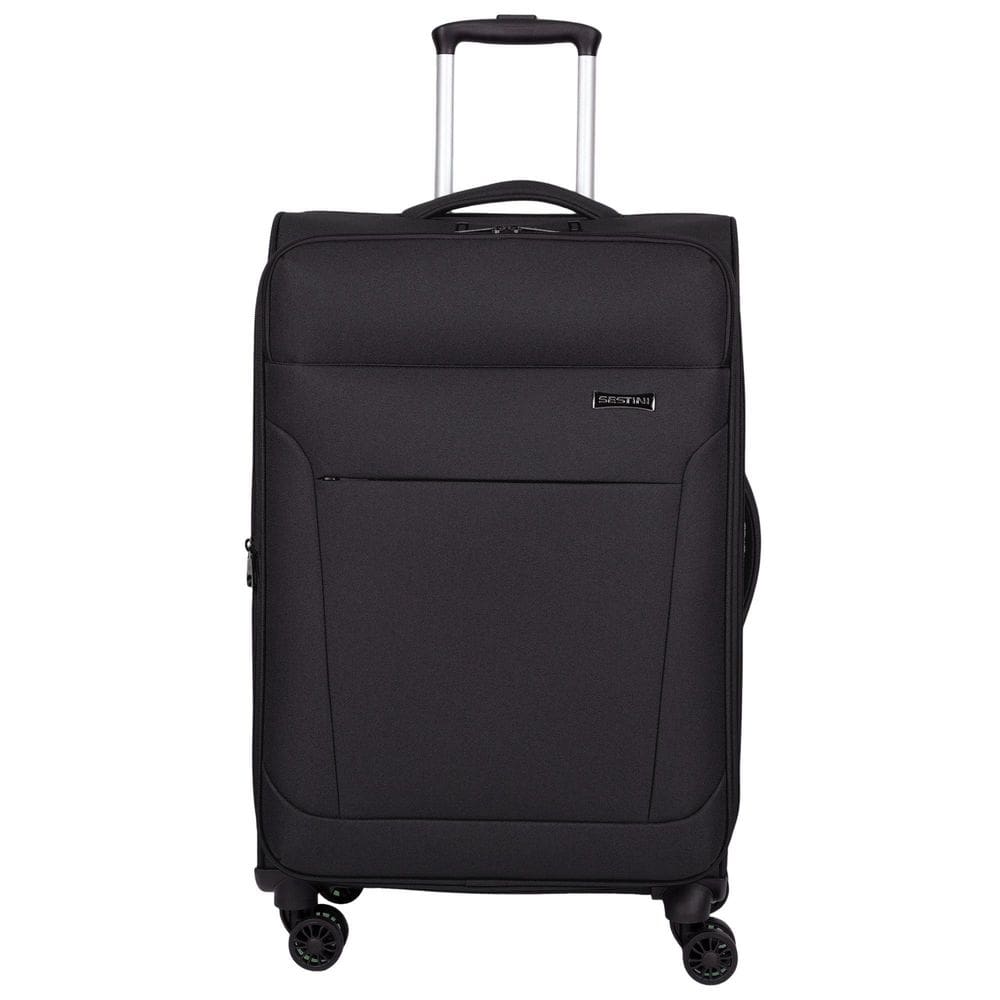 Mala Média 360° Ultralight Plus Preto 61 cm
