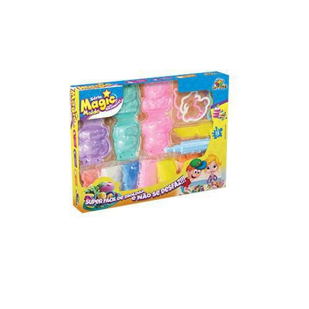 Massinha Magic Molde Bichinhos 15 Peças