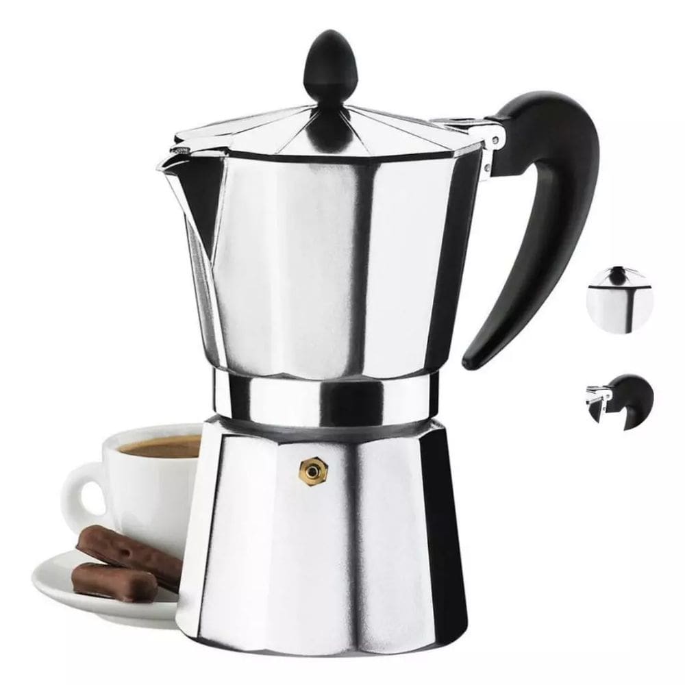 Cafeteira Italiana Brinox Verona Moka 6 Xícaras 300ml em Alumínio
