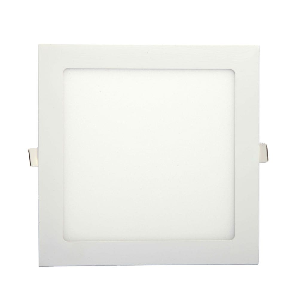 Luminária Plafon Led 18w Embutir Blue Quadrado Branco Quente
