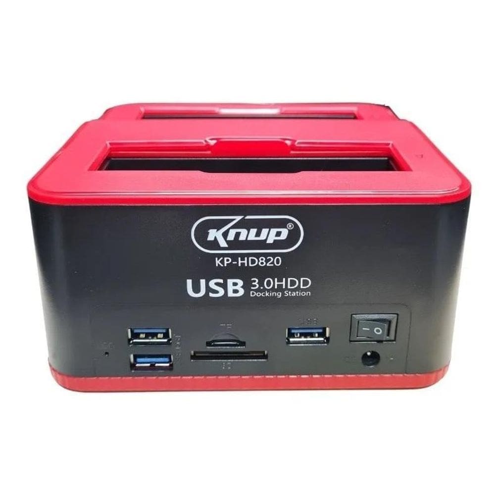 Dock Station Case Hd Sata Pendrive Sd Usb 3.0 Knup Kp-Hd820