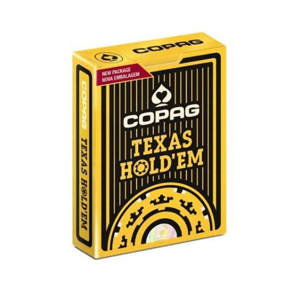 Baralho Copag Texas Holdem Preto