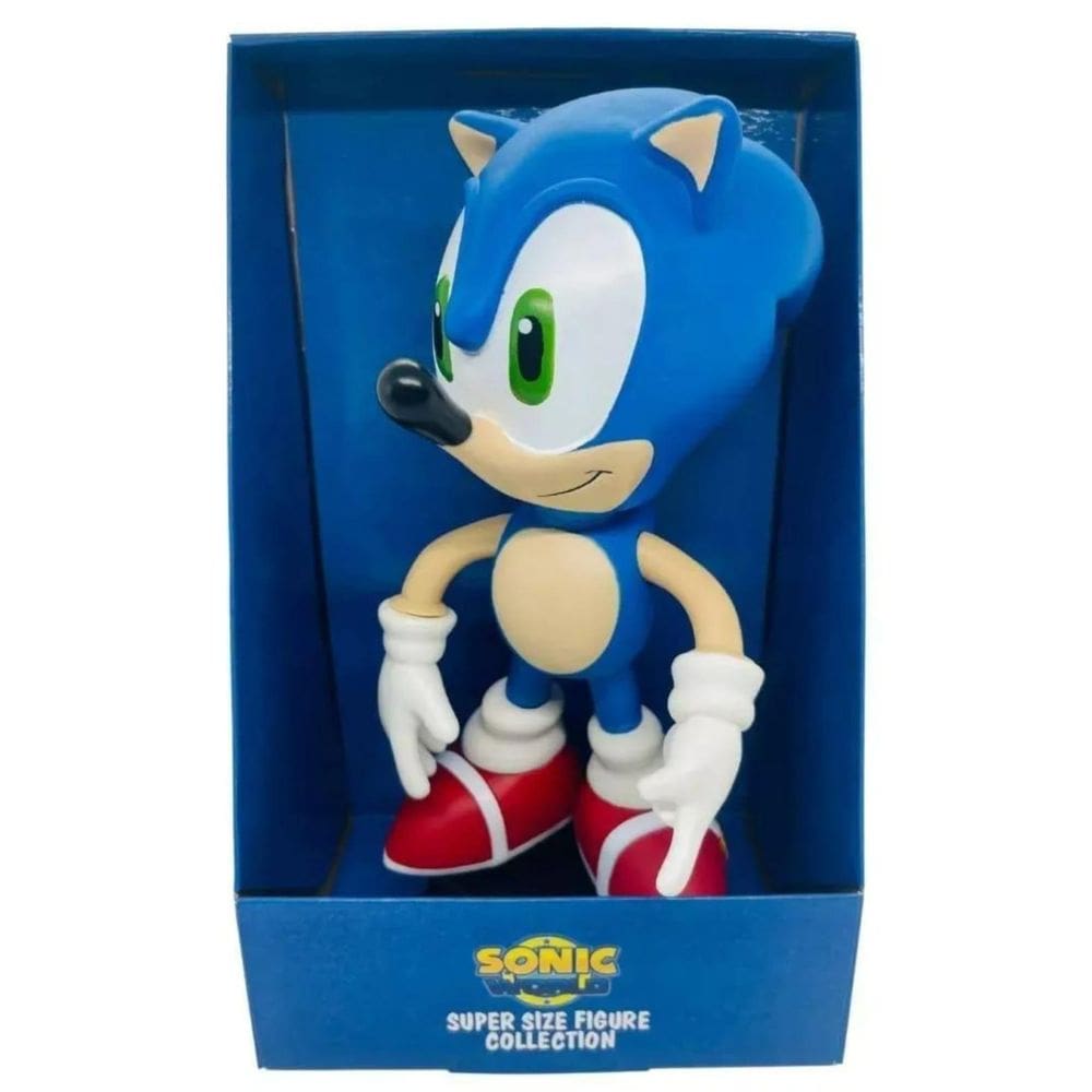 Boneco Sonic 23Cm Vinil Articulado Brinquedo Boneco Sonic