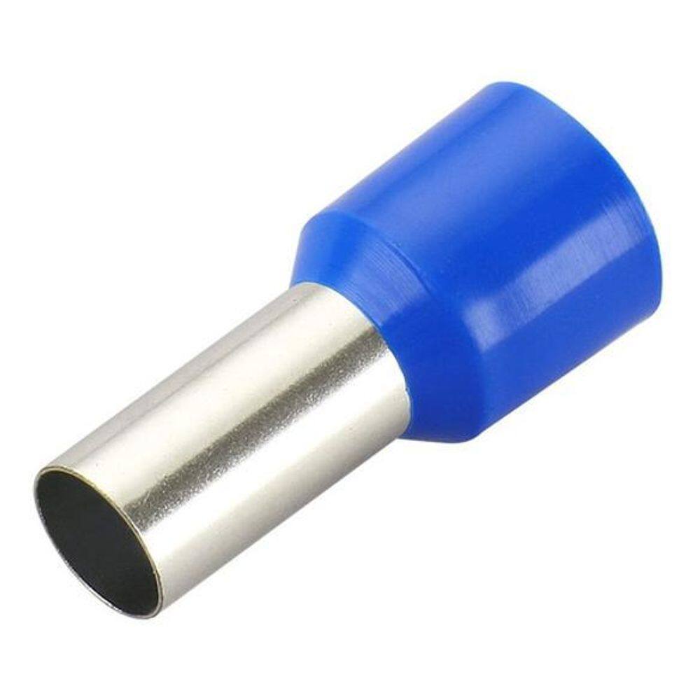 Terminal Tubular Ilhós Conector 16Mm Pré Isolado 100 Pçs