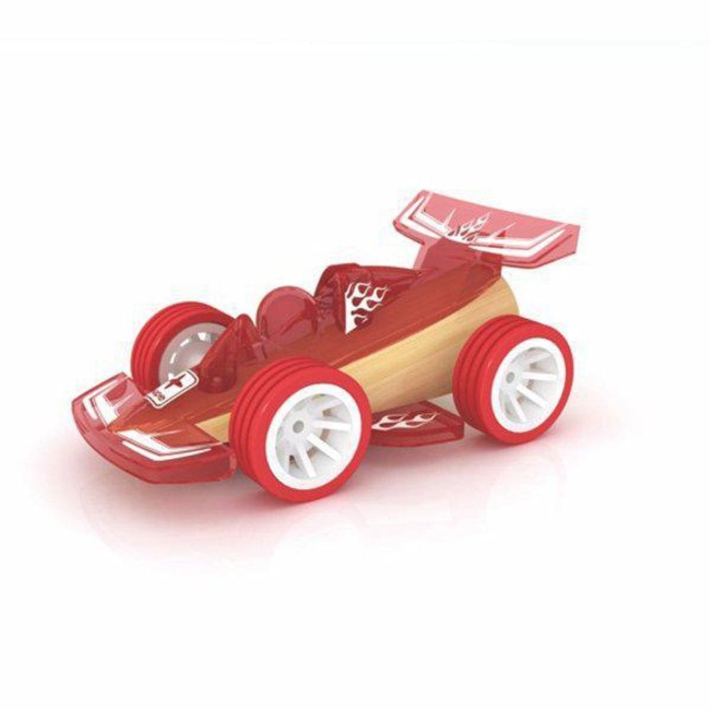 Miniatura Racer Em Madeira  - Educo