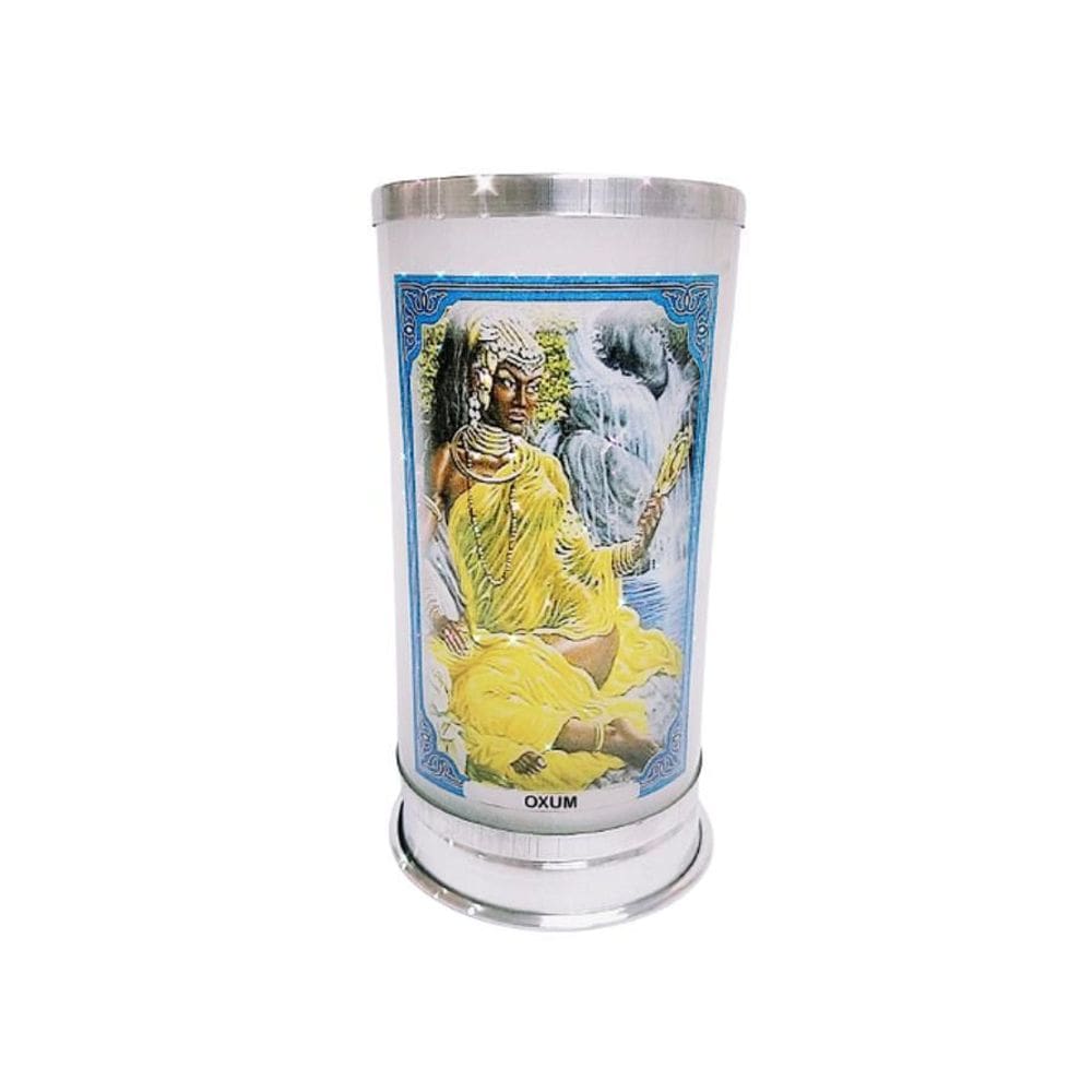 Porta / Copo Vela 7 Dias Oxum - Umbanda / Candomblé - Zp7