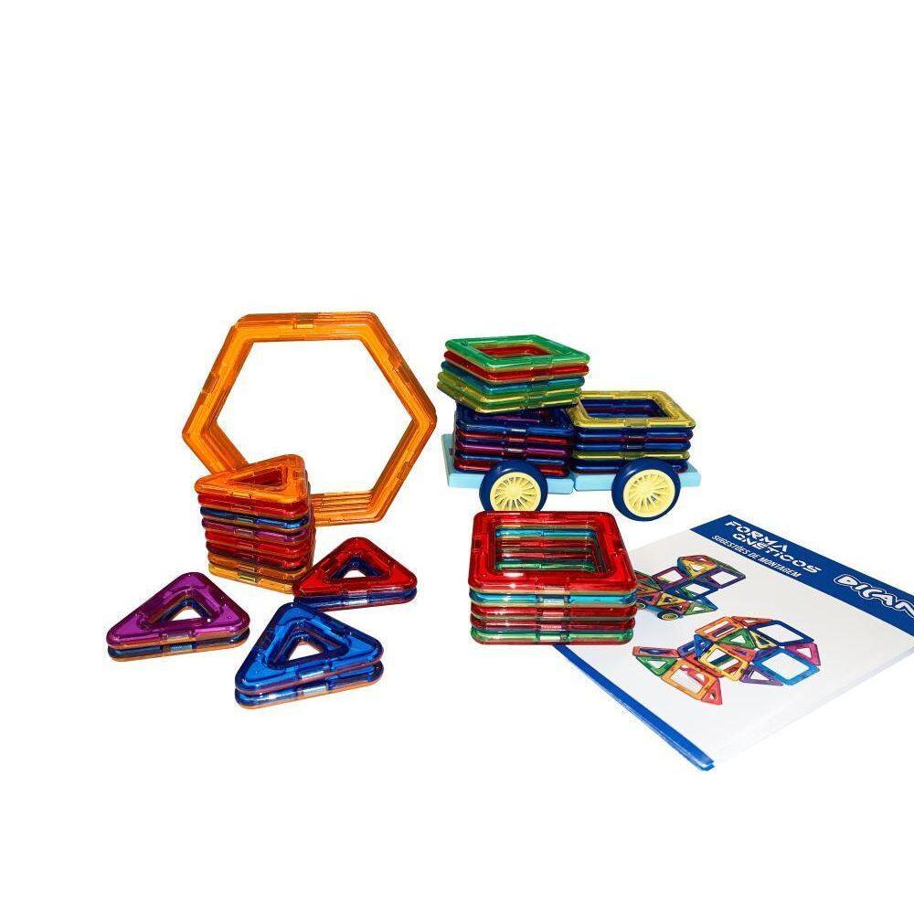 Brinquedo Educativo De Montar Magnético Formagnéticos 40Pçs