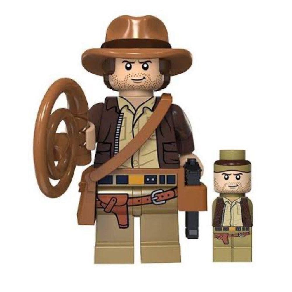 Boneco Blocos De Montar Indiana Jones Relíquia