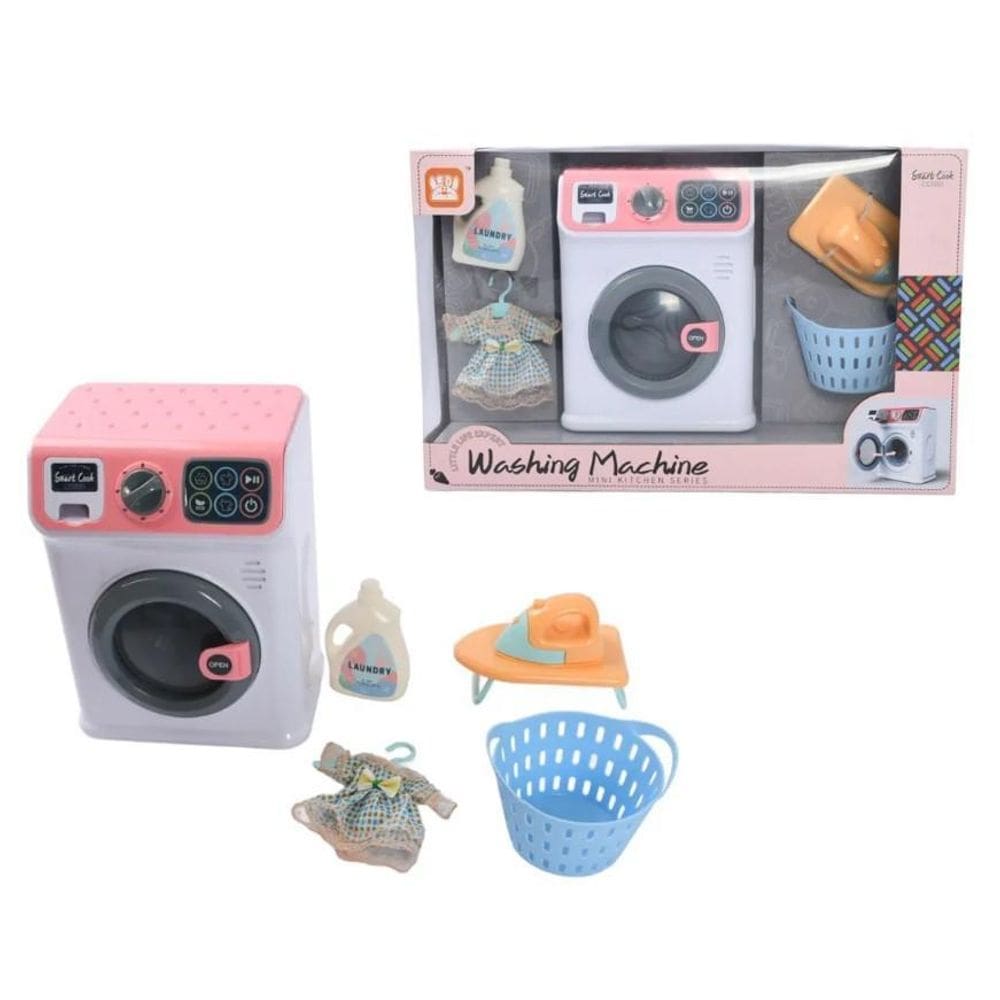 Conjunto Lavanderia Brinquedo Com Luz E Som Kitchen Series