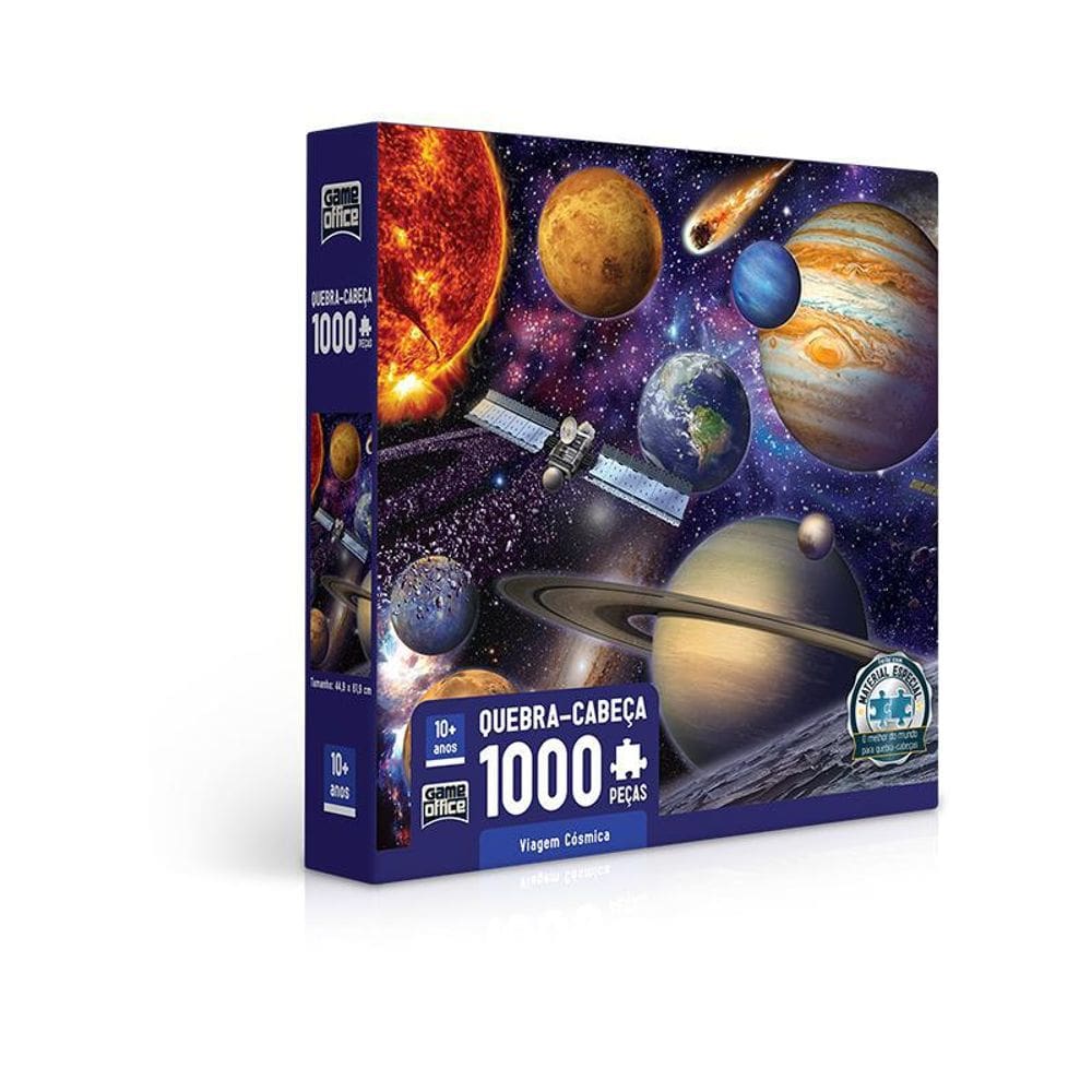 Quebra-Cabeça Viagem Cósmica 1000 Peças - Toyster