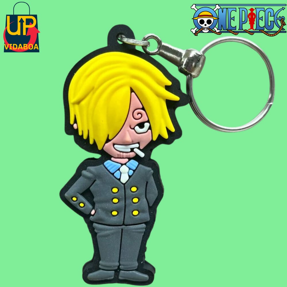 Chaveiro One Piece  - Sanji - mão no bolso