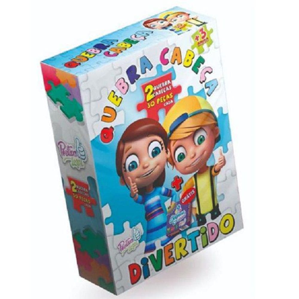 Quebra Cabeça Legal 2 Em 1 Infantil
