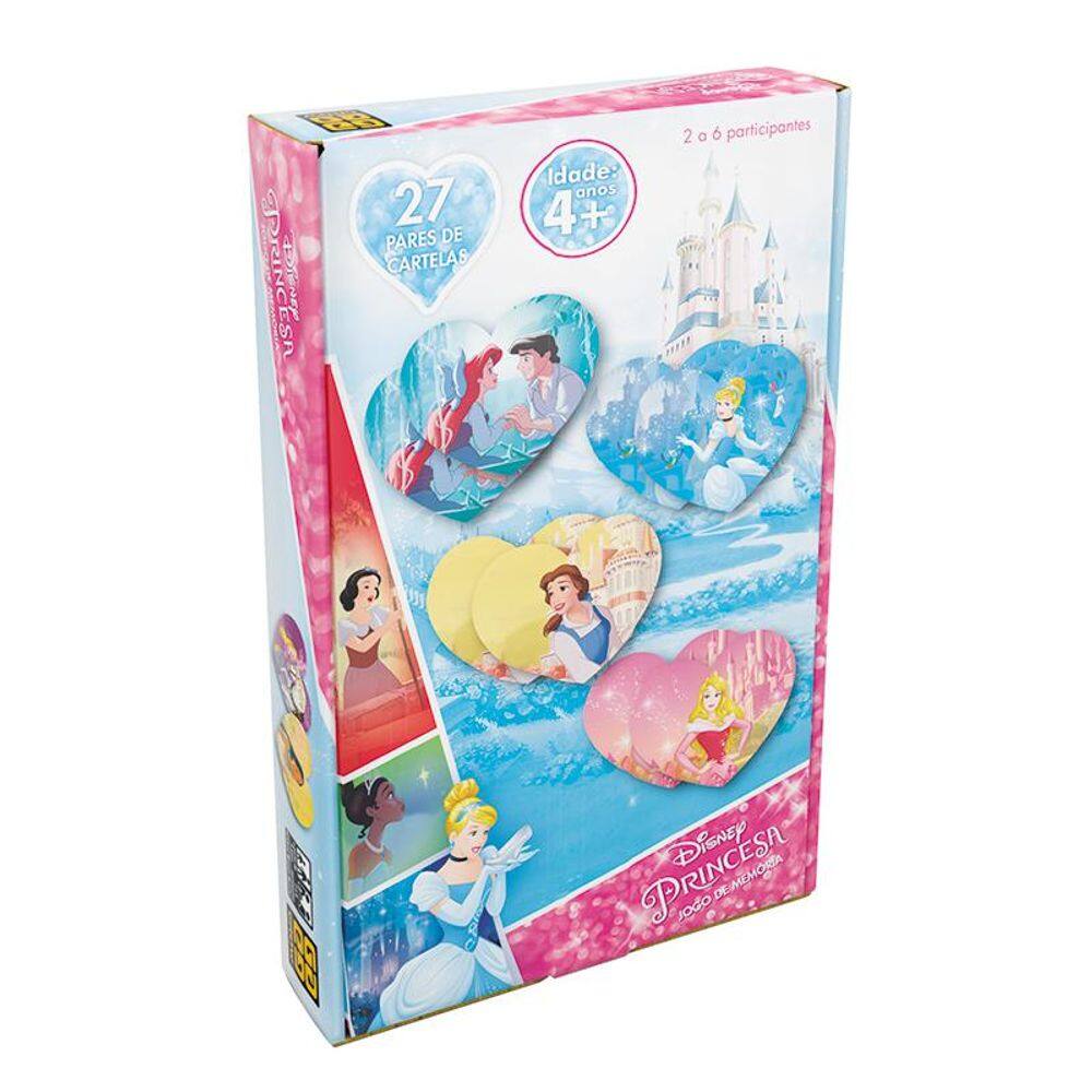 Jogo de Memória Princesas Grow 27 Pares de Cartas