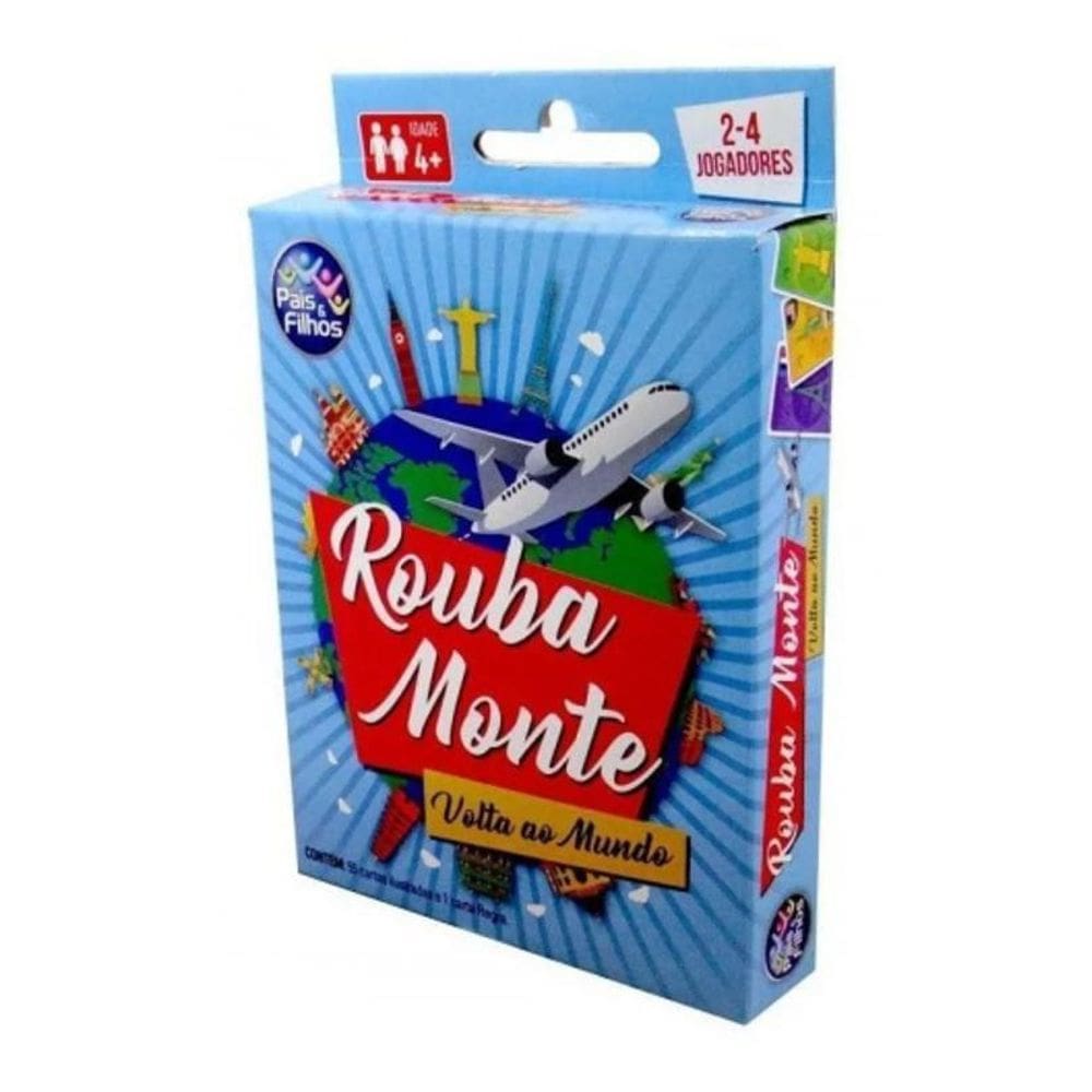 Rouba Monte - Jogo De Cartas - Volta Ao Mundo - 4542