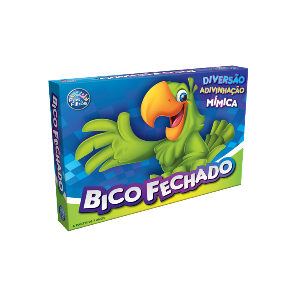 Jogo Mímica Bico Fechado Adivinhação Pais e Filhos