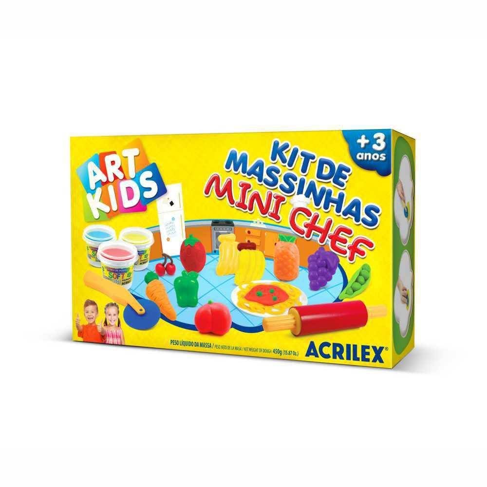 Kit Massinhas - MIni Chef - Art Kids Acrilex