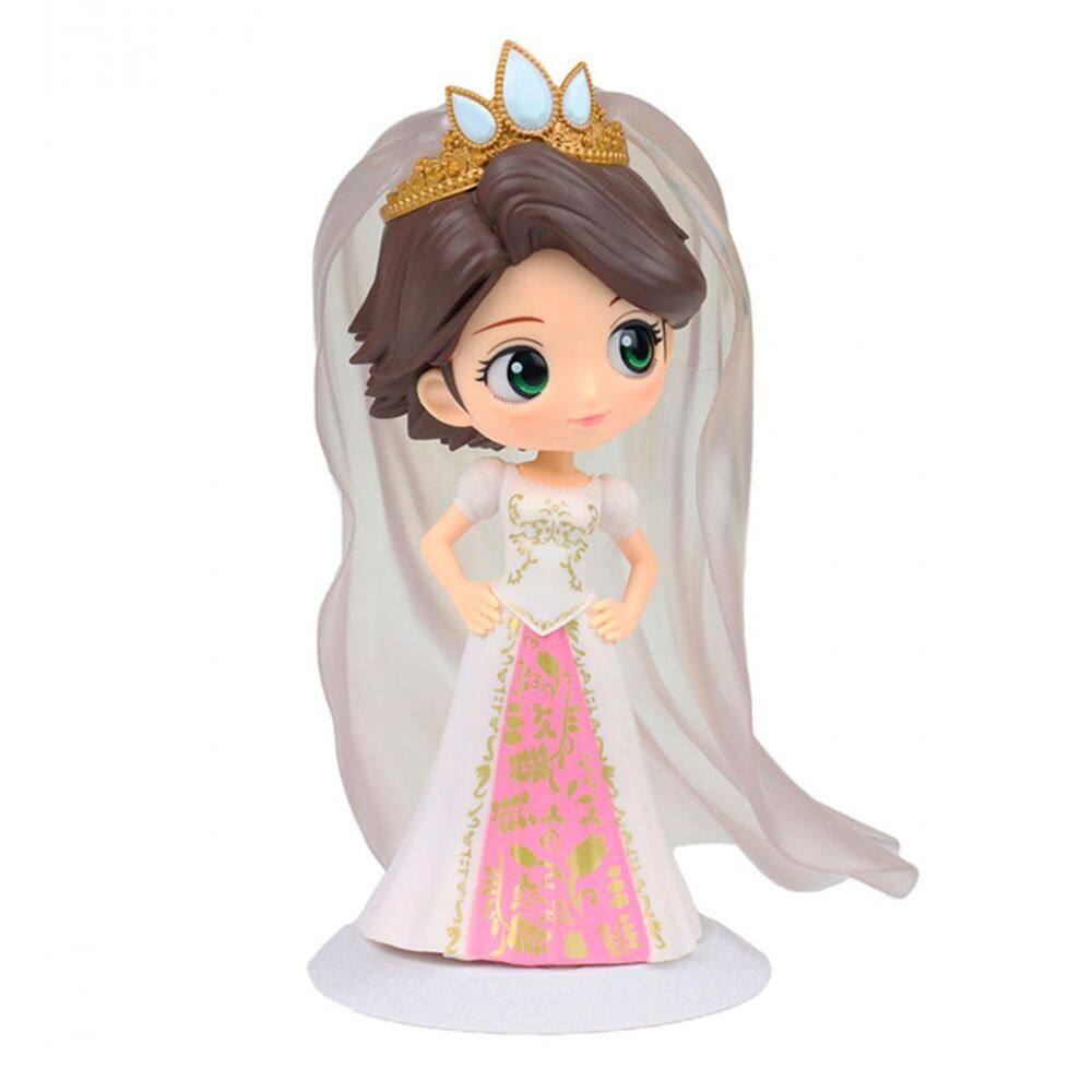 Boneco Rapunzel Qposket Miniatura Disney Banpresto