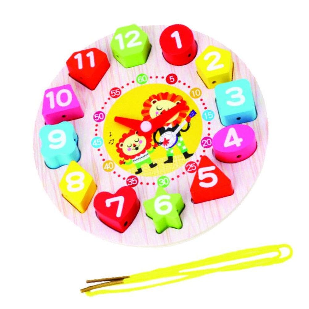 Relógio Divertido Encaixe Mdf Leão - Toy Mix
