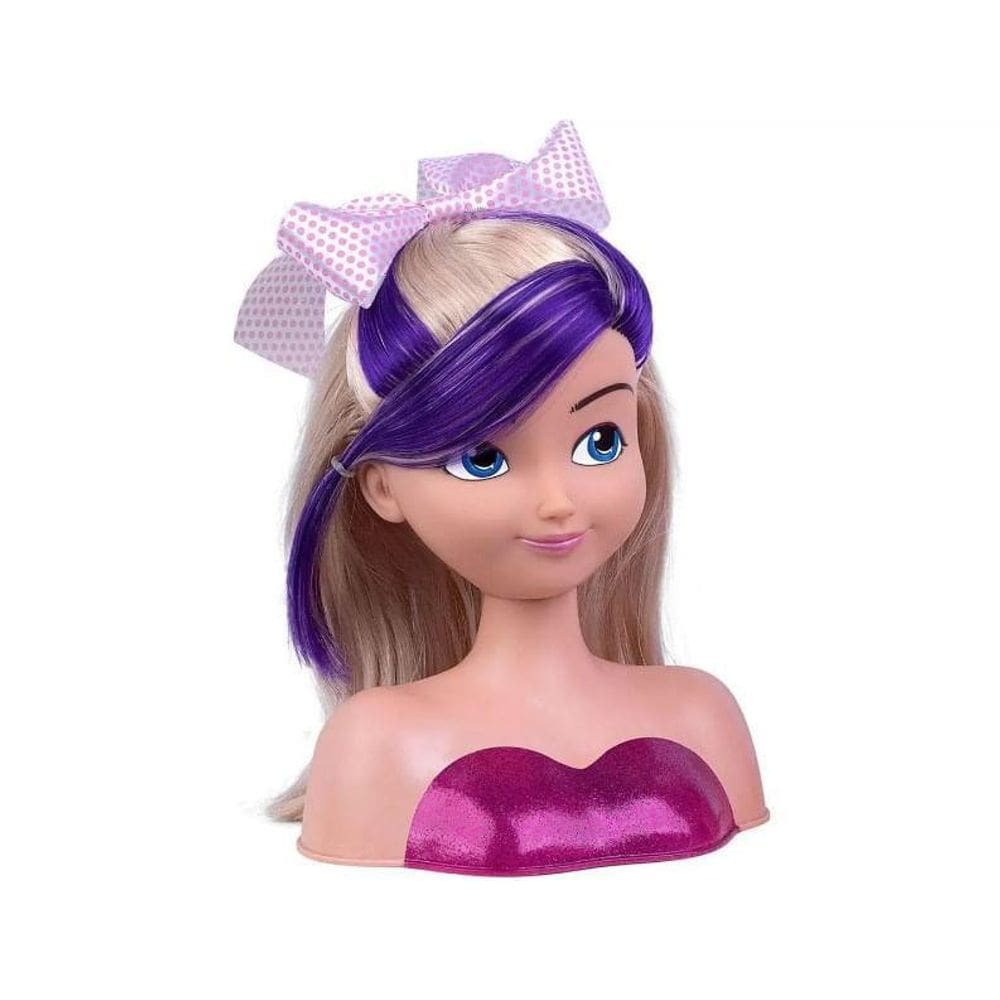 Boneca Busto Nancy Hair - Super Toys