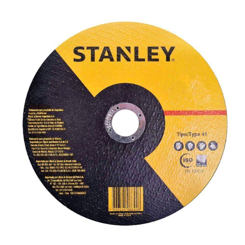 Disco De Corte Stanley Inox Sta8061 1mm X 11,5cm (kit 10 Uni)
