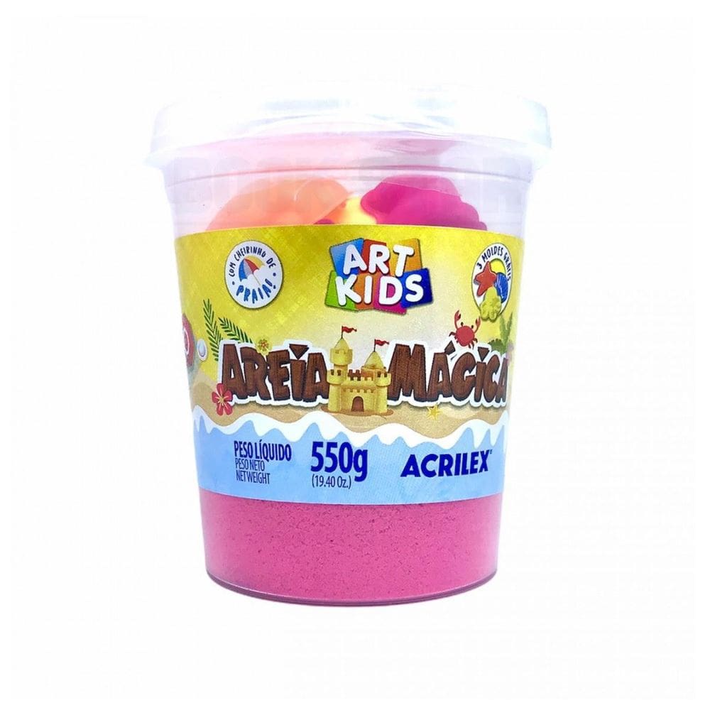 Areia Mágica Acrilex Maravilha Art Kids 550g
