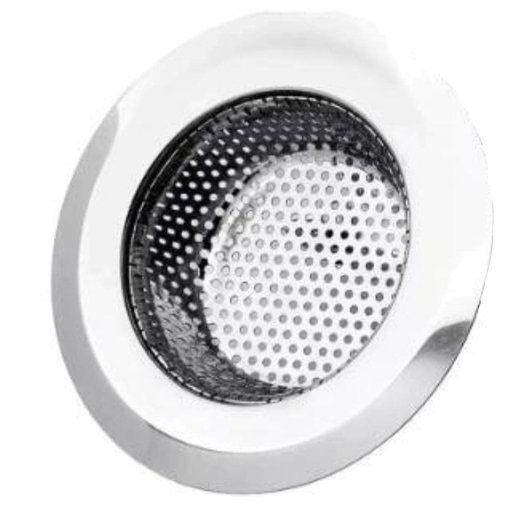 Ralo Pia Premium Inox Grande Borda Larga Cozinha Banheiro Profissional 11,5cm