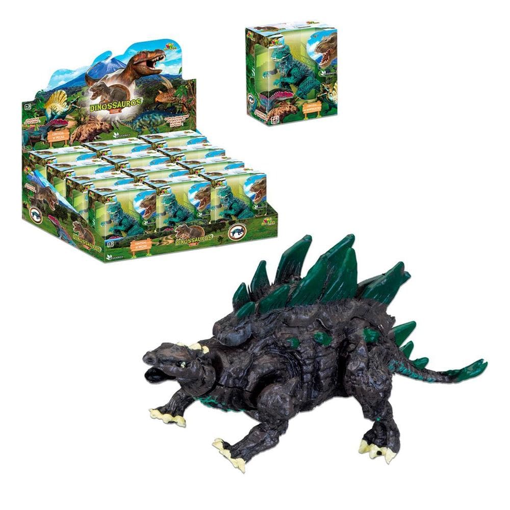 Dinossauro Estegossauro Series Invasores Infantil