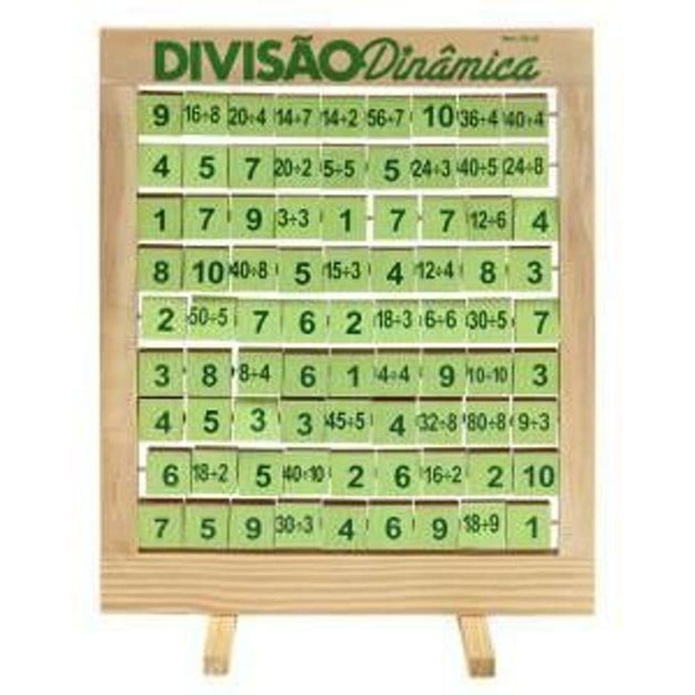 Brinquedo Divisao Dinamica Com 81 Peças Giratorias