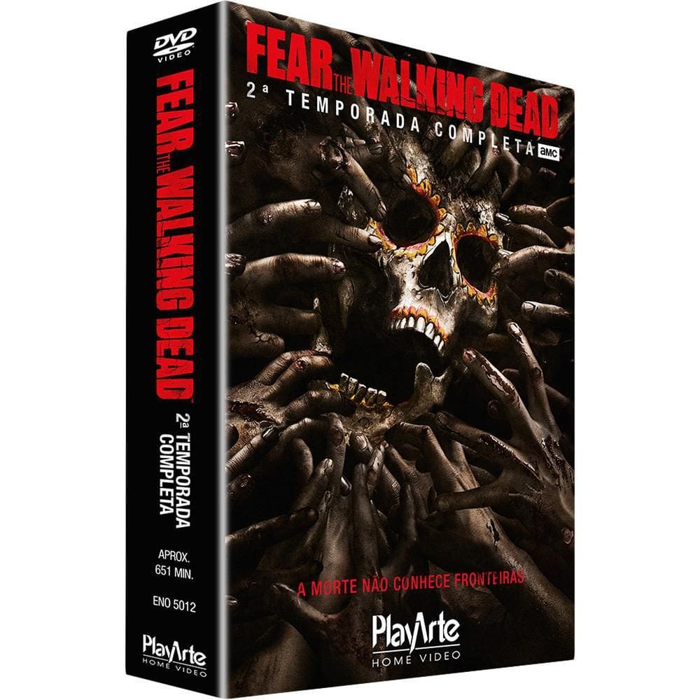 Box Dvd - Fear The Walking Dead 2ª Temporada 4 Discos