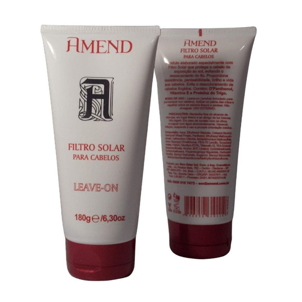 Filtro Solar Para Cabelos Amend - 180G