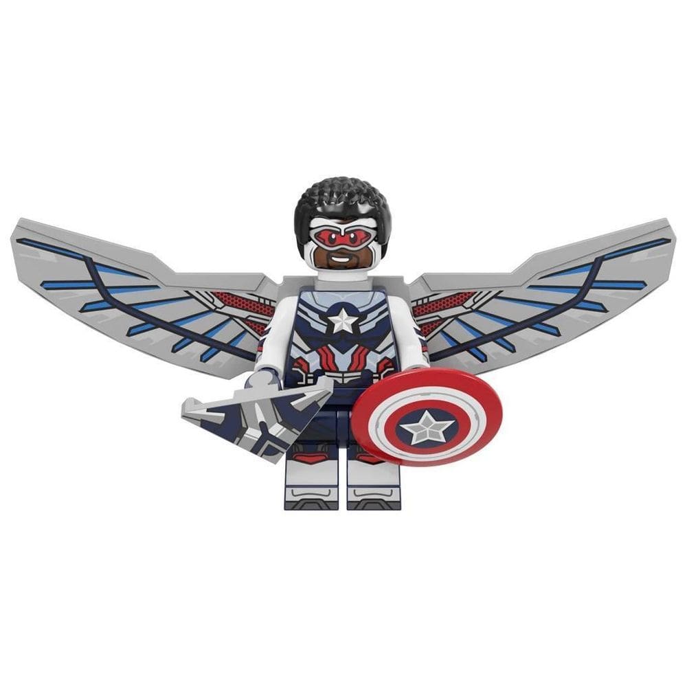Boneco Bloco De Montar Captain America Falcon/Sam Wilson