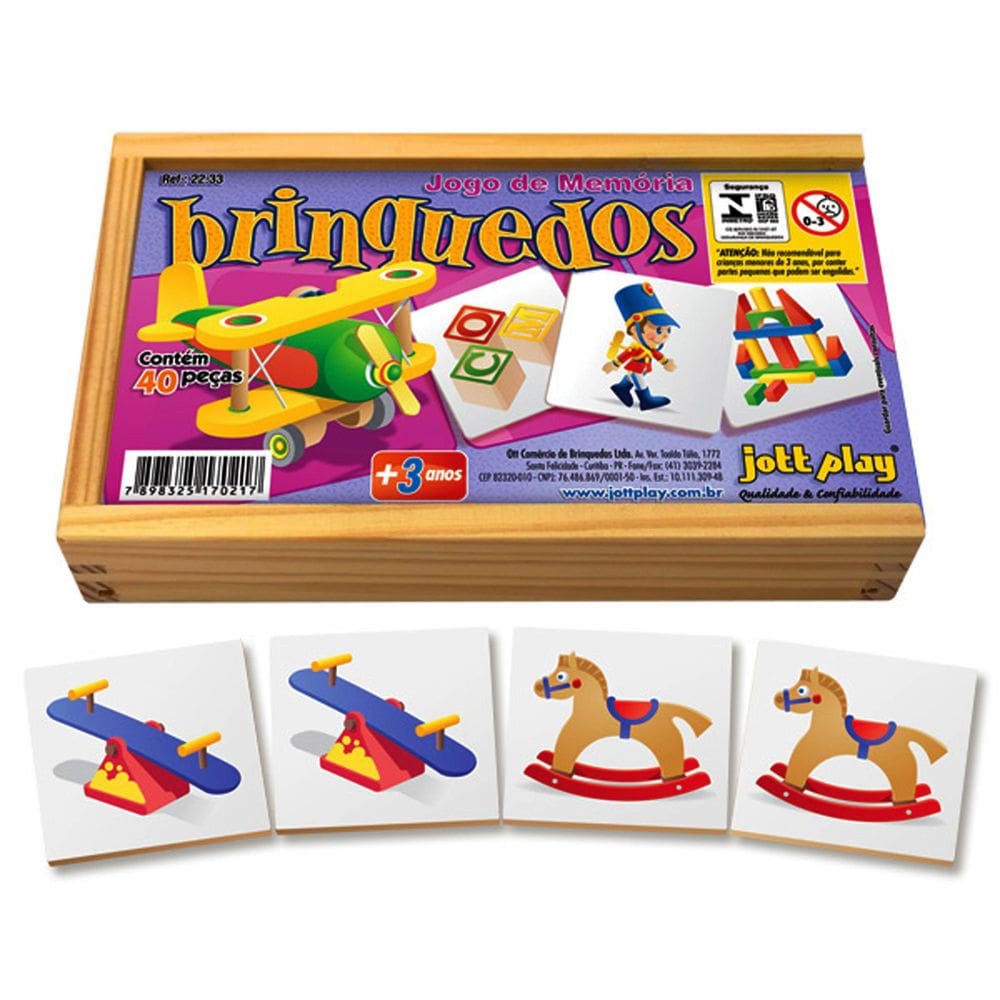 Jogo De Memória Brinquedos