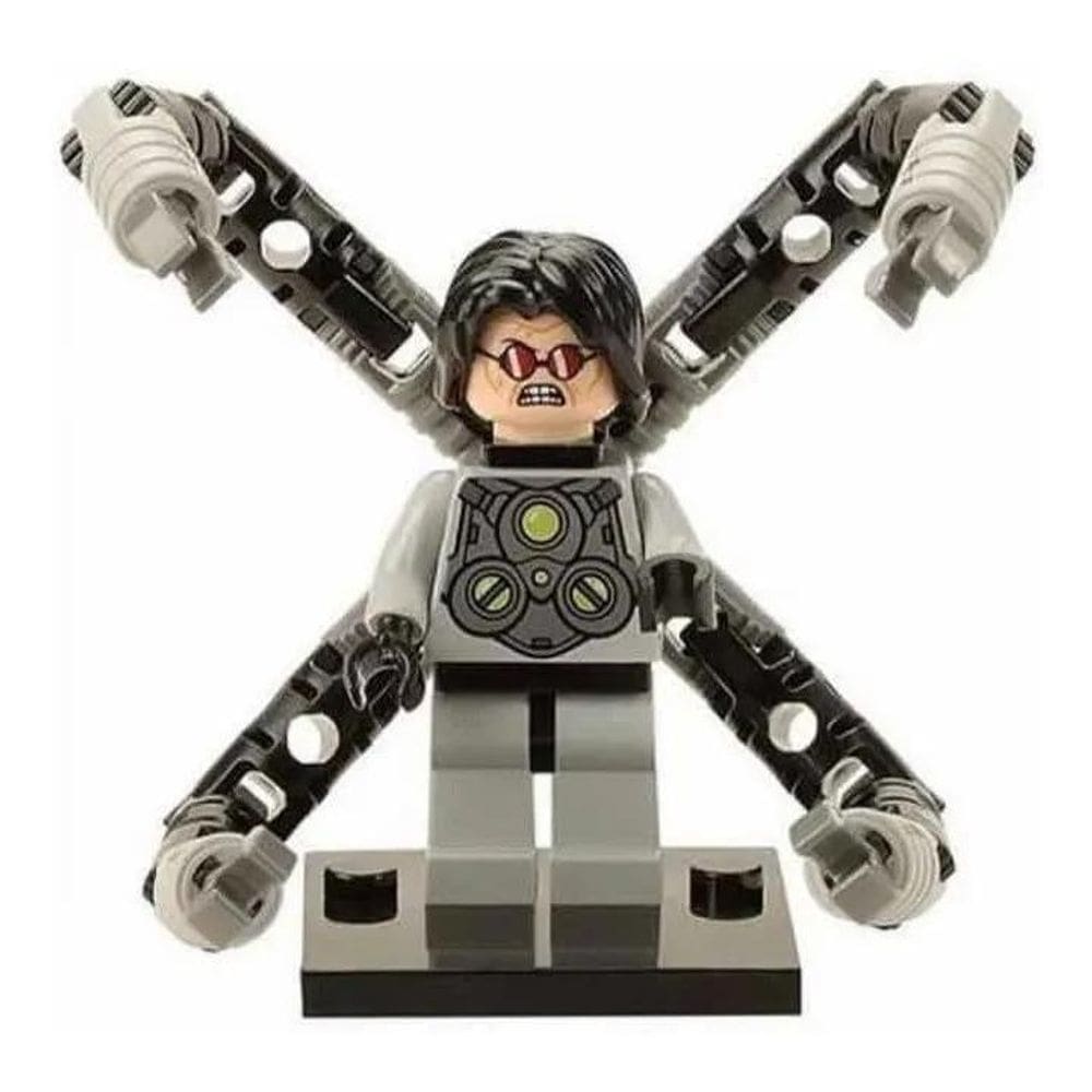 Boneco Blocos De Montar Dr. Octopus Homem Aranha Especial