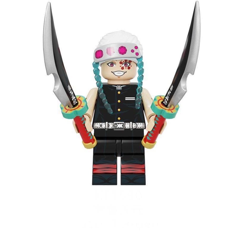 Boneco Blocos De Montar Demon Slayer Uzui Tengen Anime