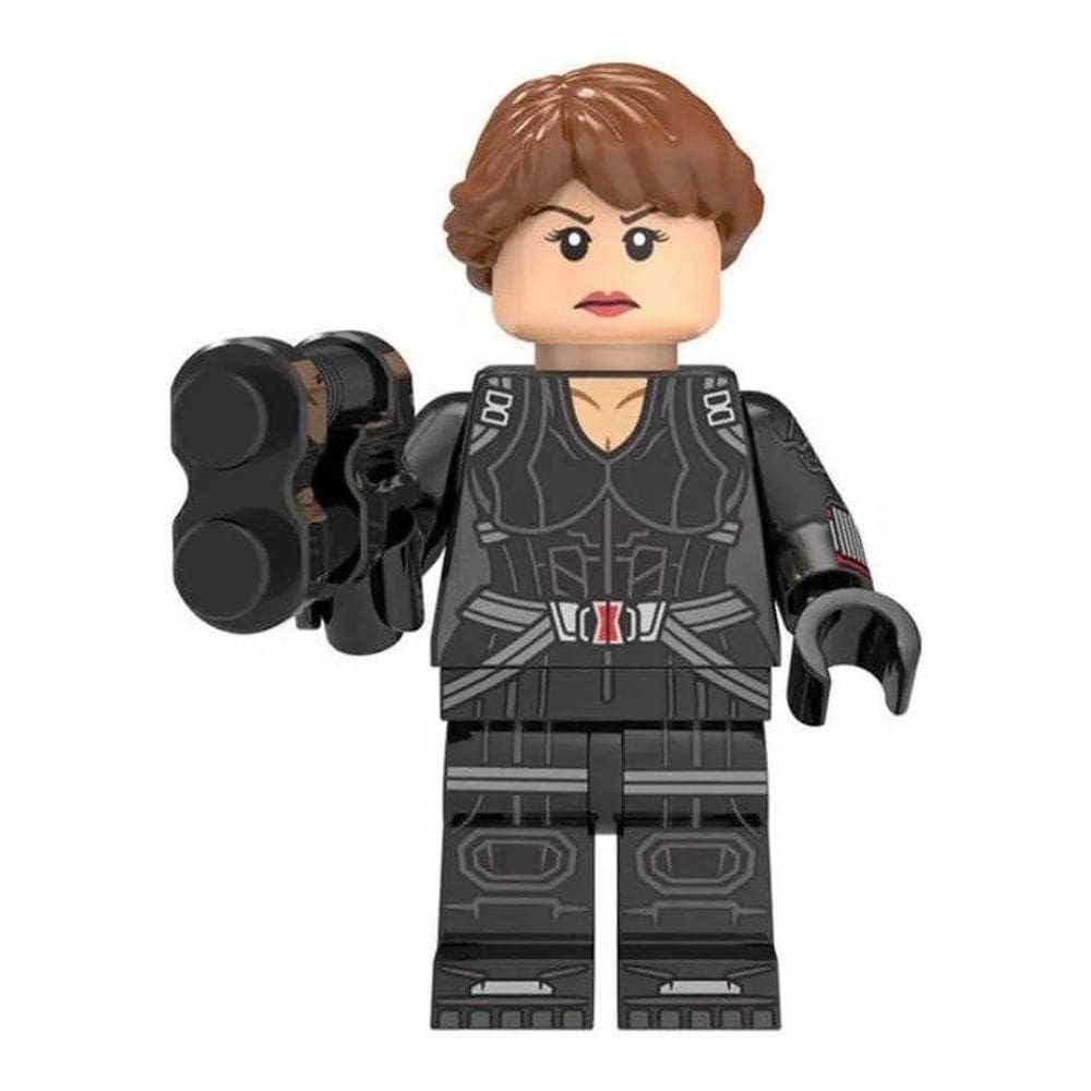 Boneco Blocos De Montar Viúva Negra Vingadores Marvel