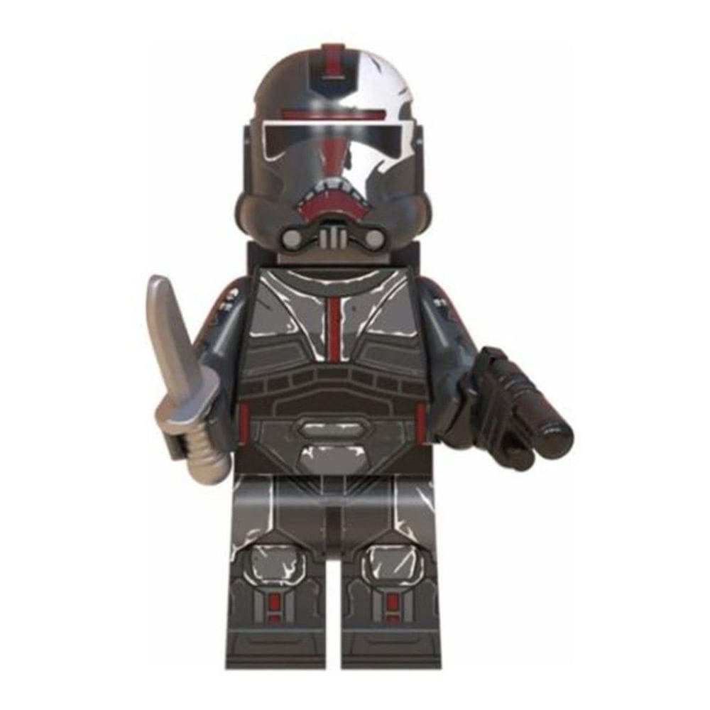 Hunter Bad Batch Force 99 Star Wars Boneco Blocos De Montar