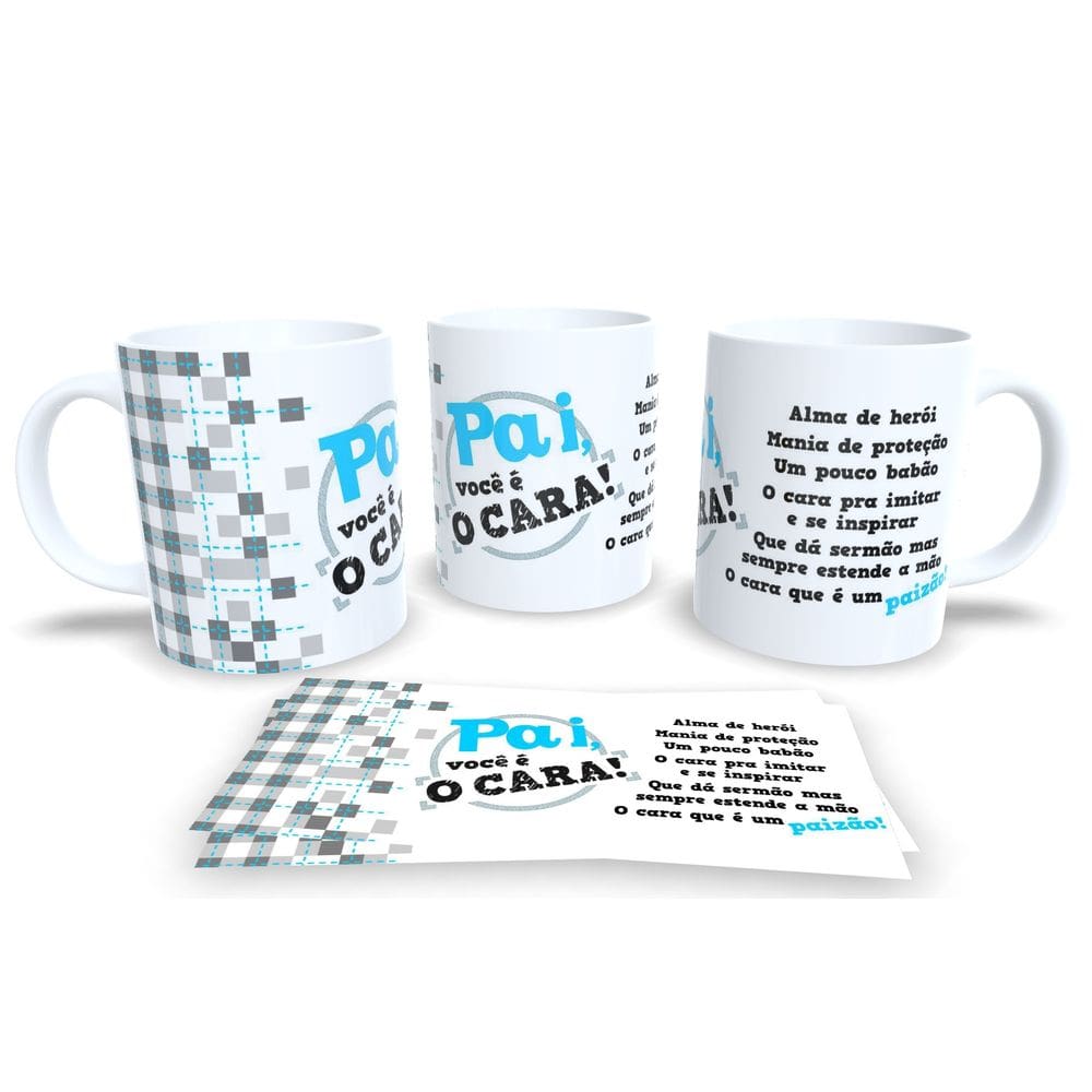Canecas de Porcelana Personalizadas dia dos Pais