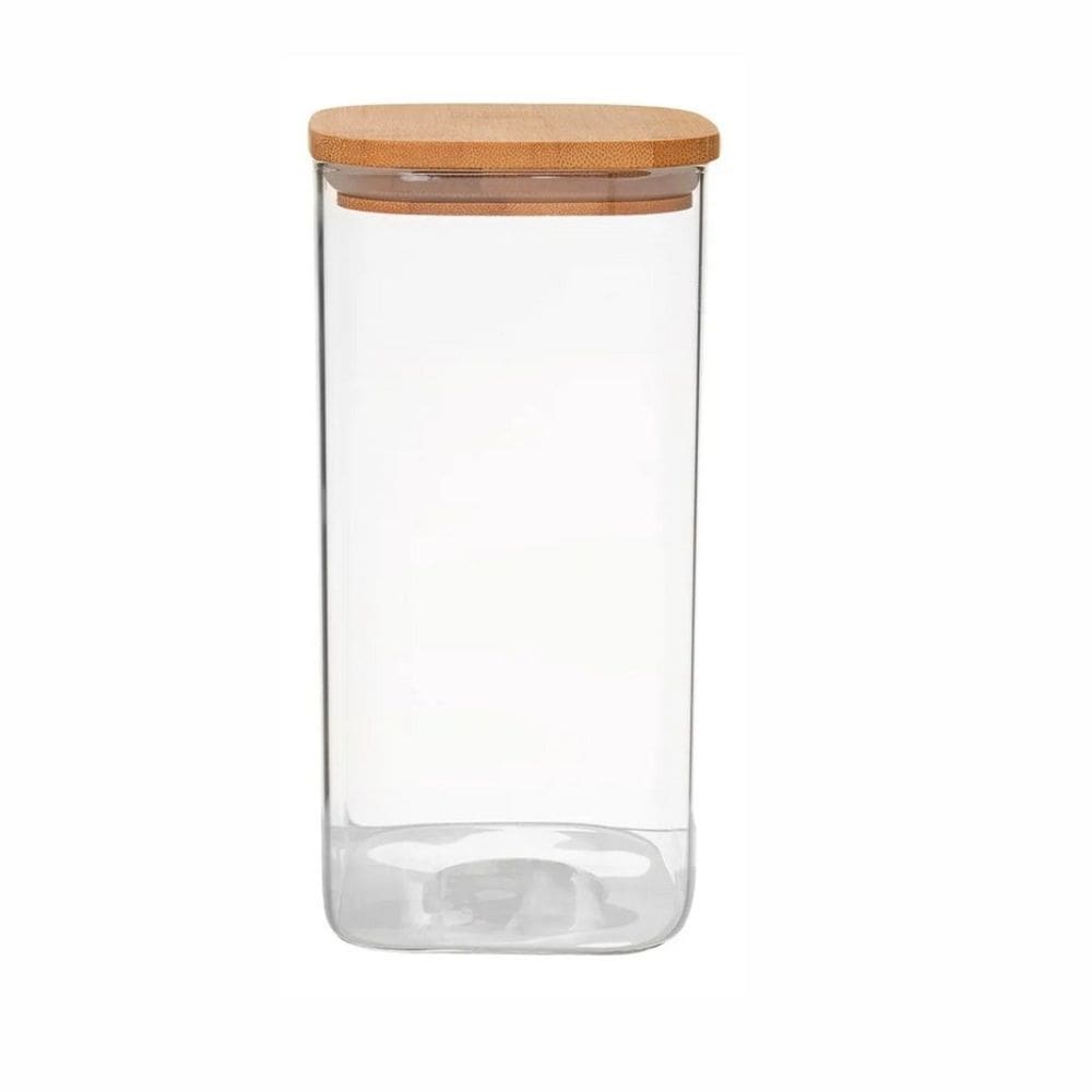Porta Mantimentos Quadrado Em Vidro Borossilicato Mimo Style 650ml