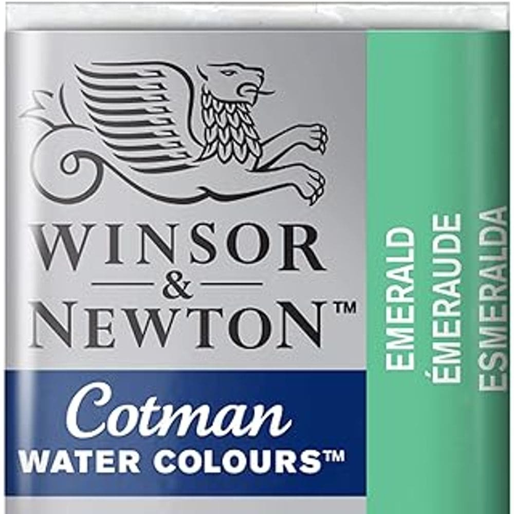 Aquarela Winsor & Newton Cotman Pastilha 235 Emerald 0301235