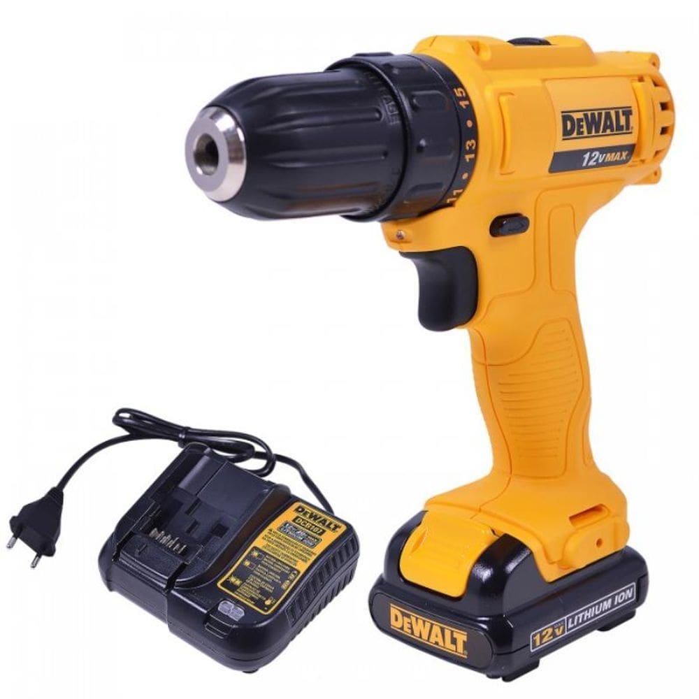 Parafusadeira 3/8\" 12V ION LITHIUM DCD700LC1-BR