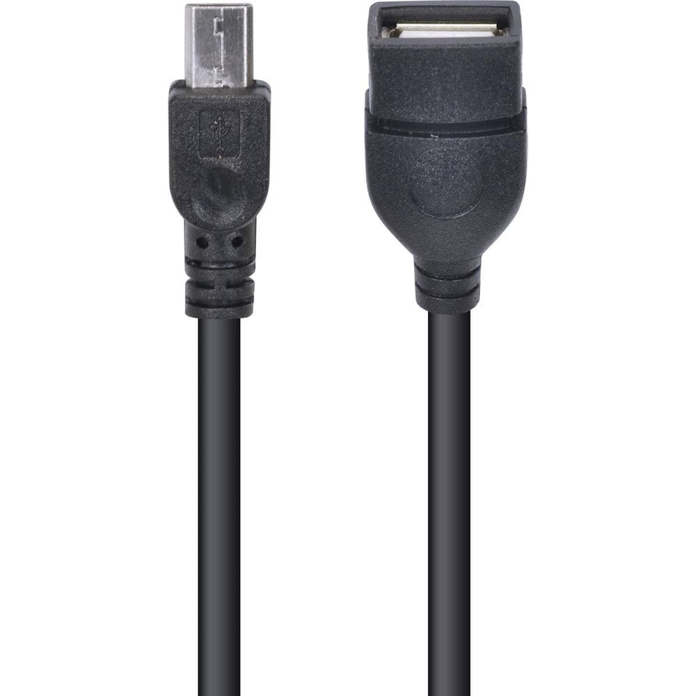 Cabo USB Fêmea para OTG Vinik UFMU-OTG - Preto 15cm