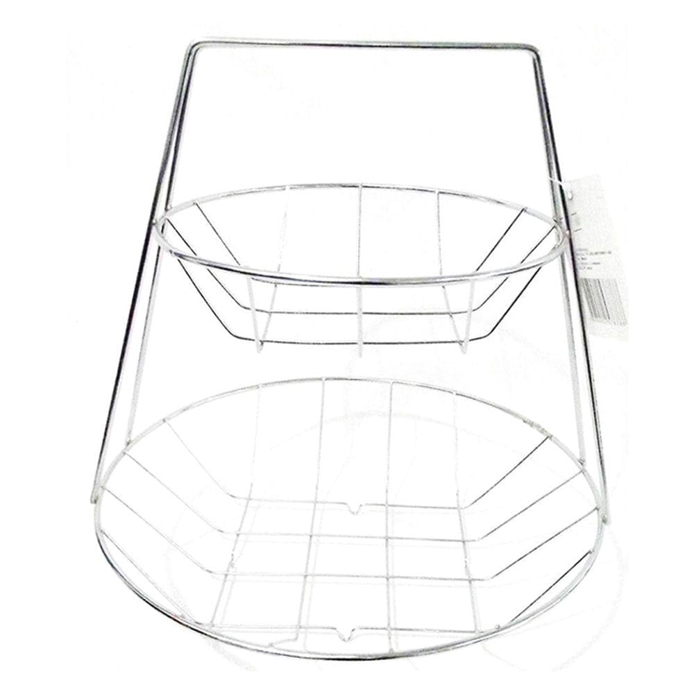Fruteira Aramada Dupla Cromada Estilqui 29x30x13cm