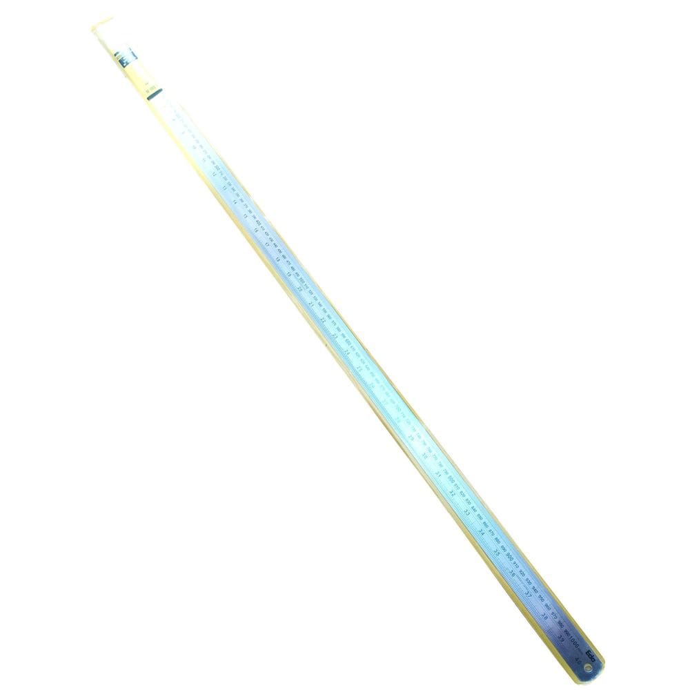 Régua Aço Inox 40 Pol 1000Mm Baixo Relevo Tabela Conversão