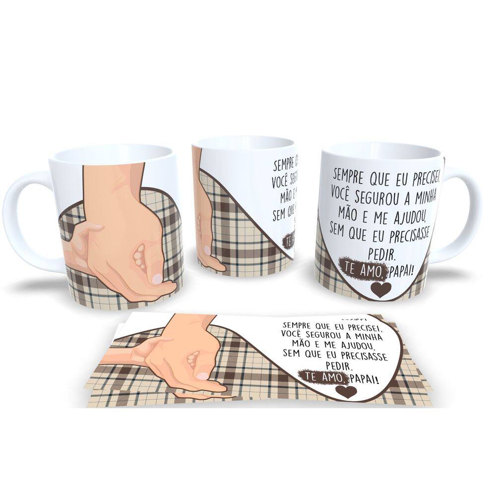 Canecas de Porcelana Personalizadas Dia dos Pais