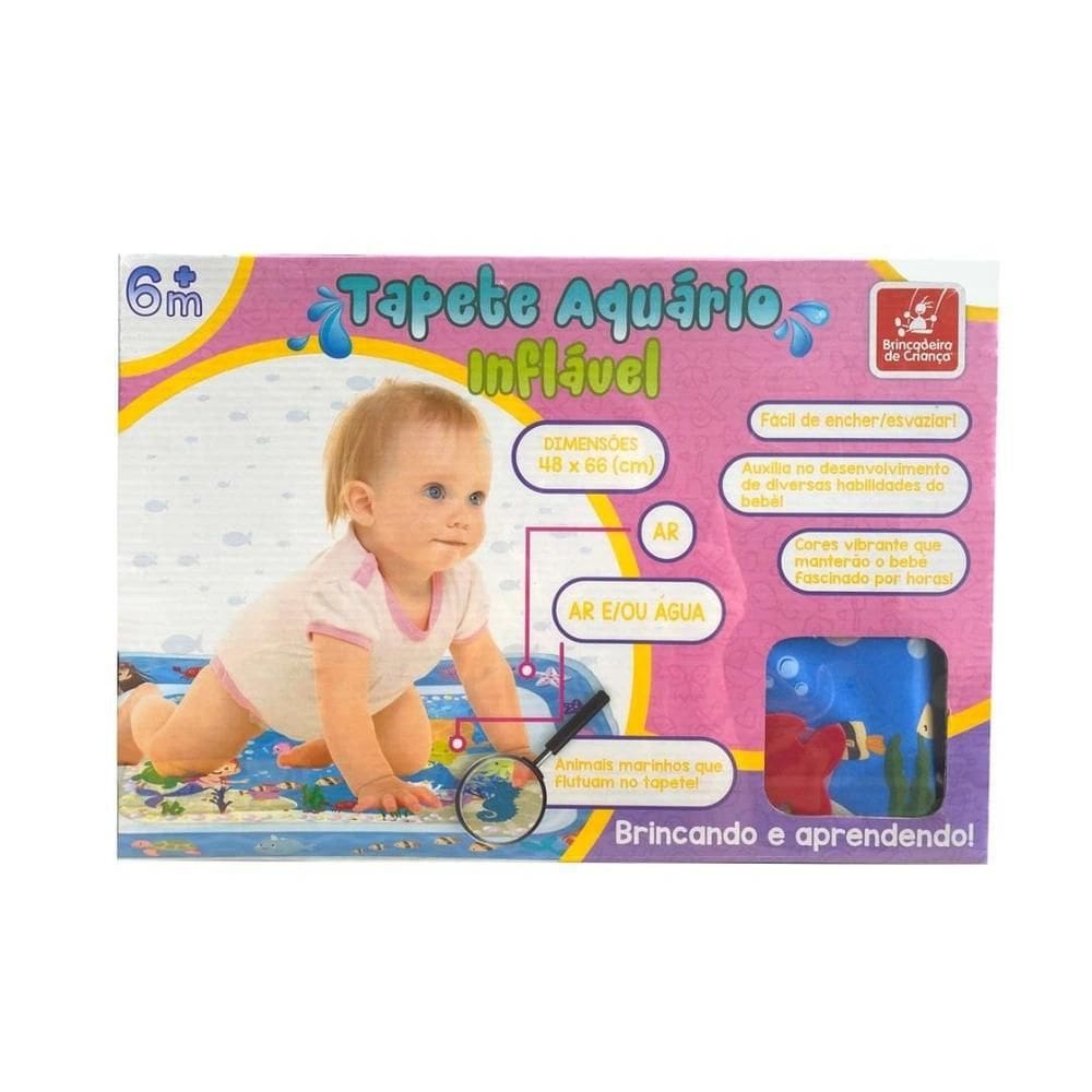 Tapete Aquário Inflável - Brincadeira De Criança