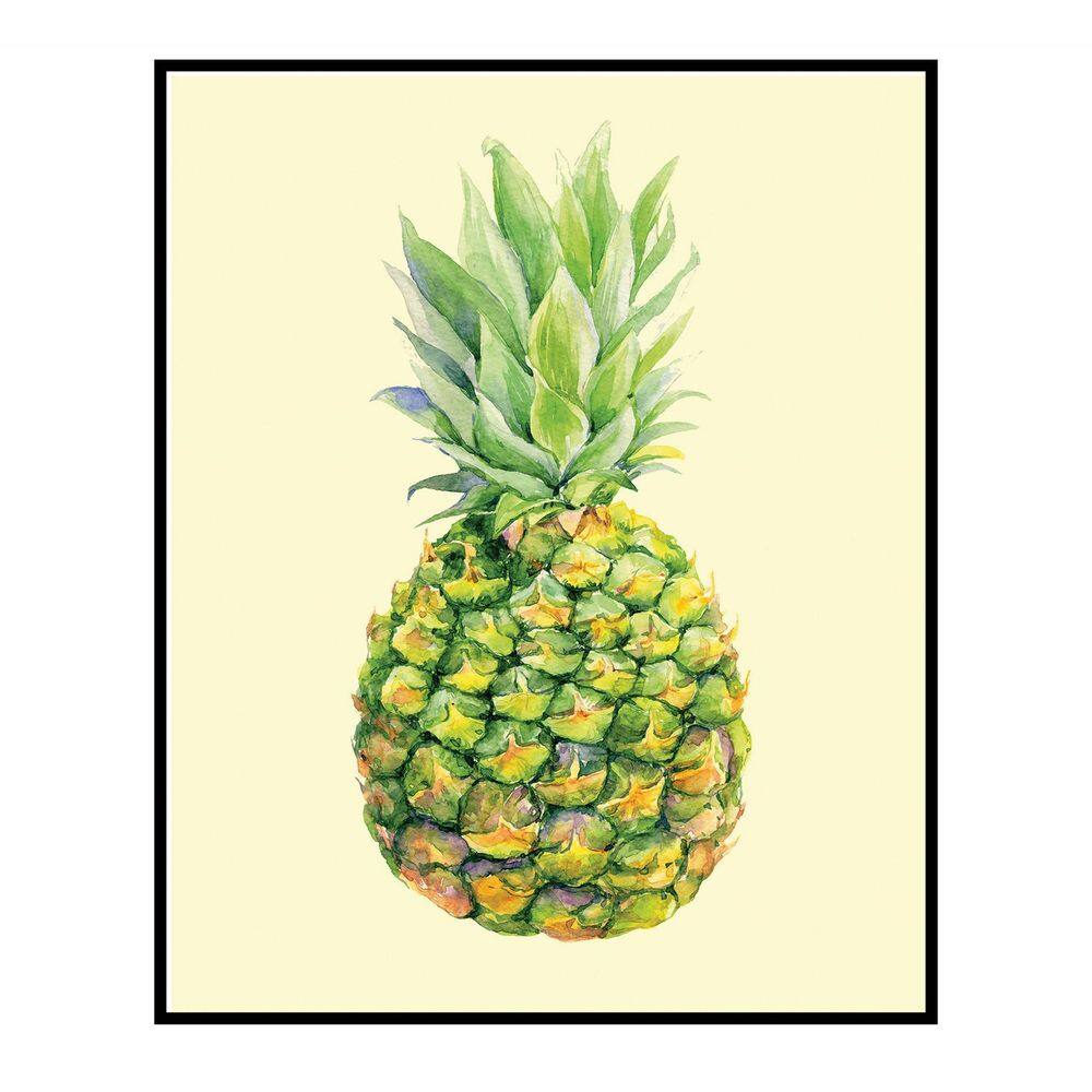 Quadro Decorativo Barcelona Abacaxi 20X25 Cm
