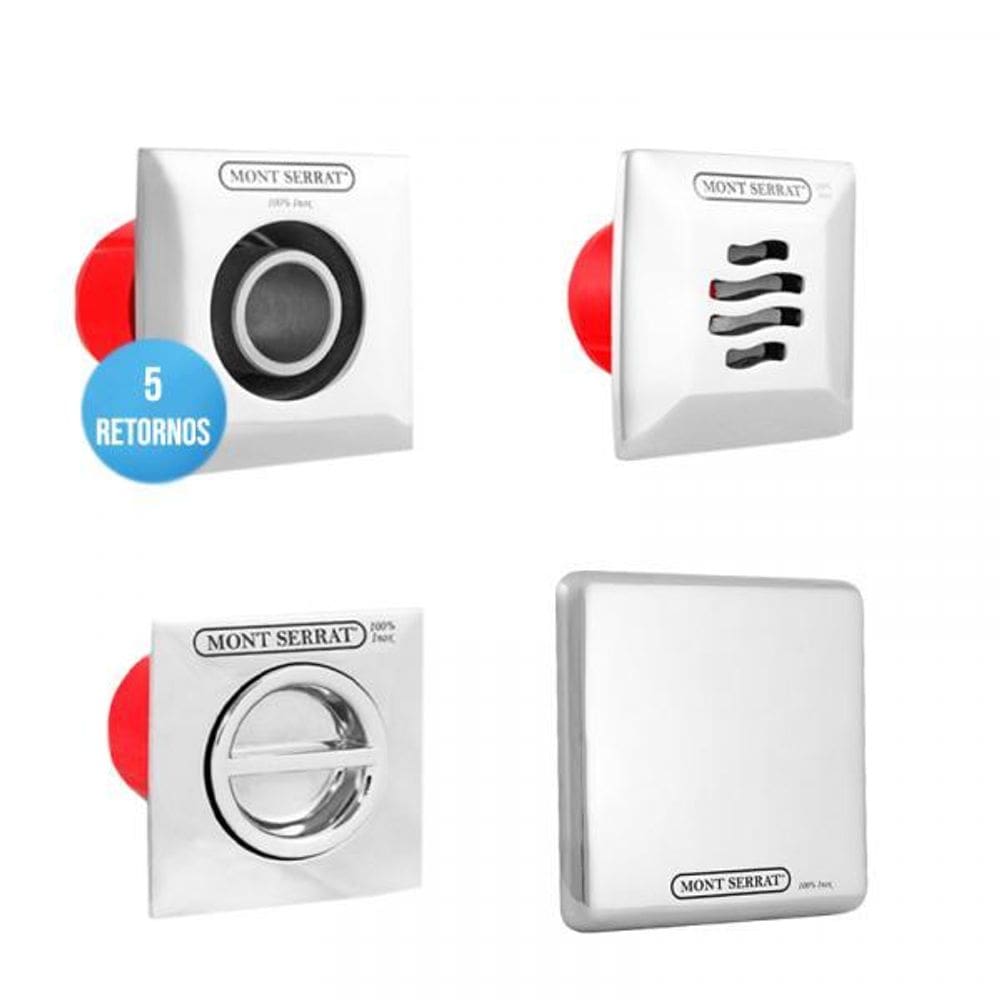 Dispositivos1 Nivelador 1 Drenos Inox 1 Aspiração 5 Retornos