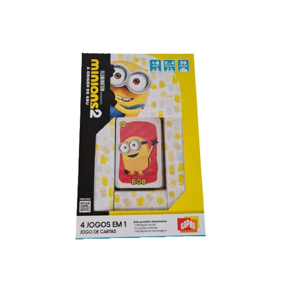 Jogo Minions 4 Em 1 - 32312 - Copag