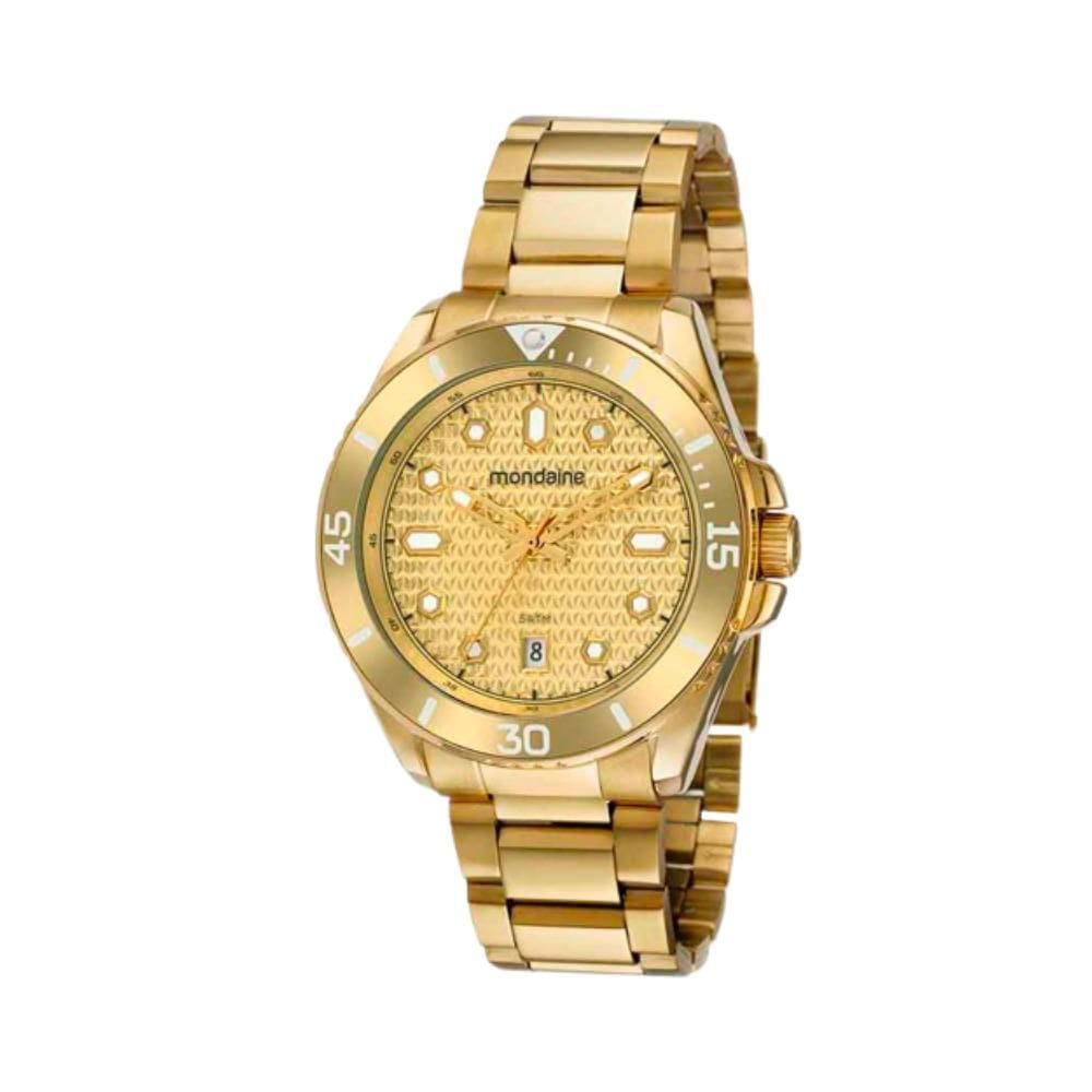 Relógio Mondaine Masculino Analógico Dourado 32439Gpmvde3