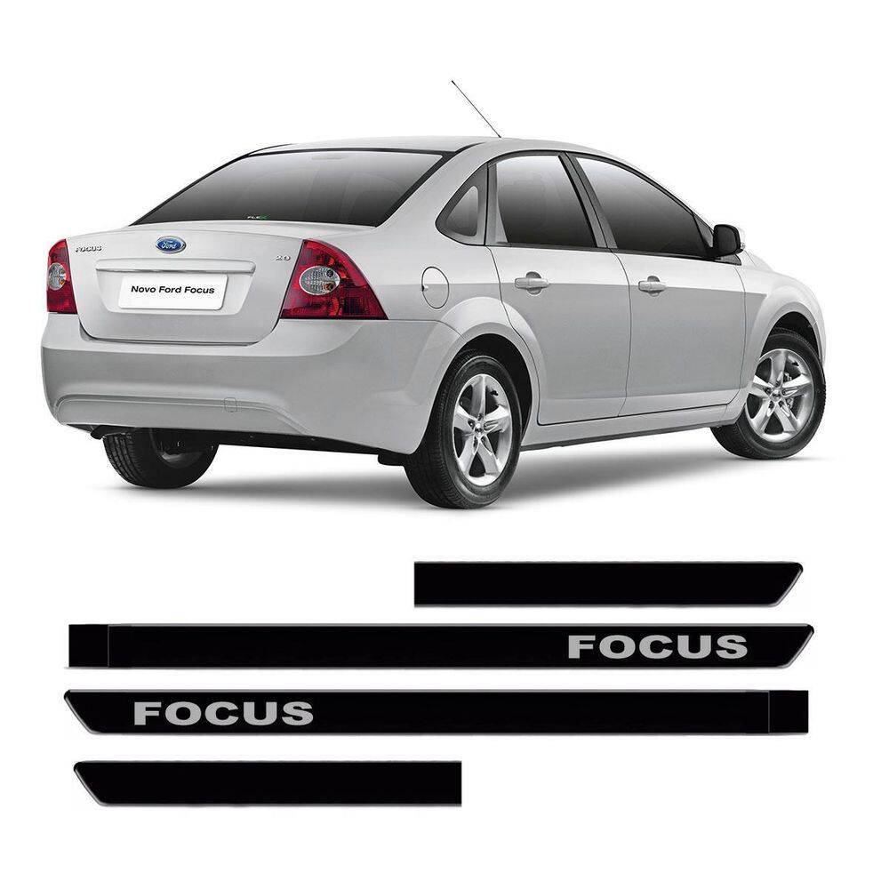 Friso Lateral Ford Focus Sedan Hatch 2009 A 2013 Com Nome